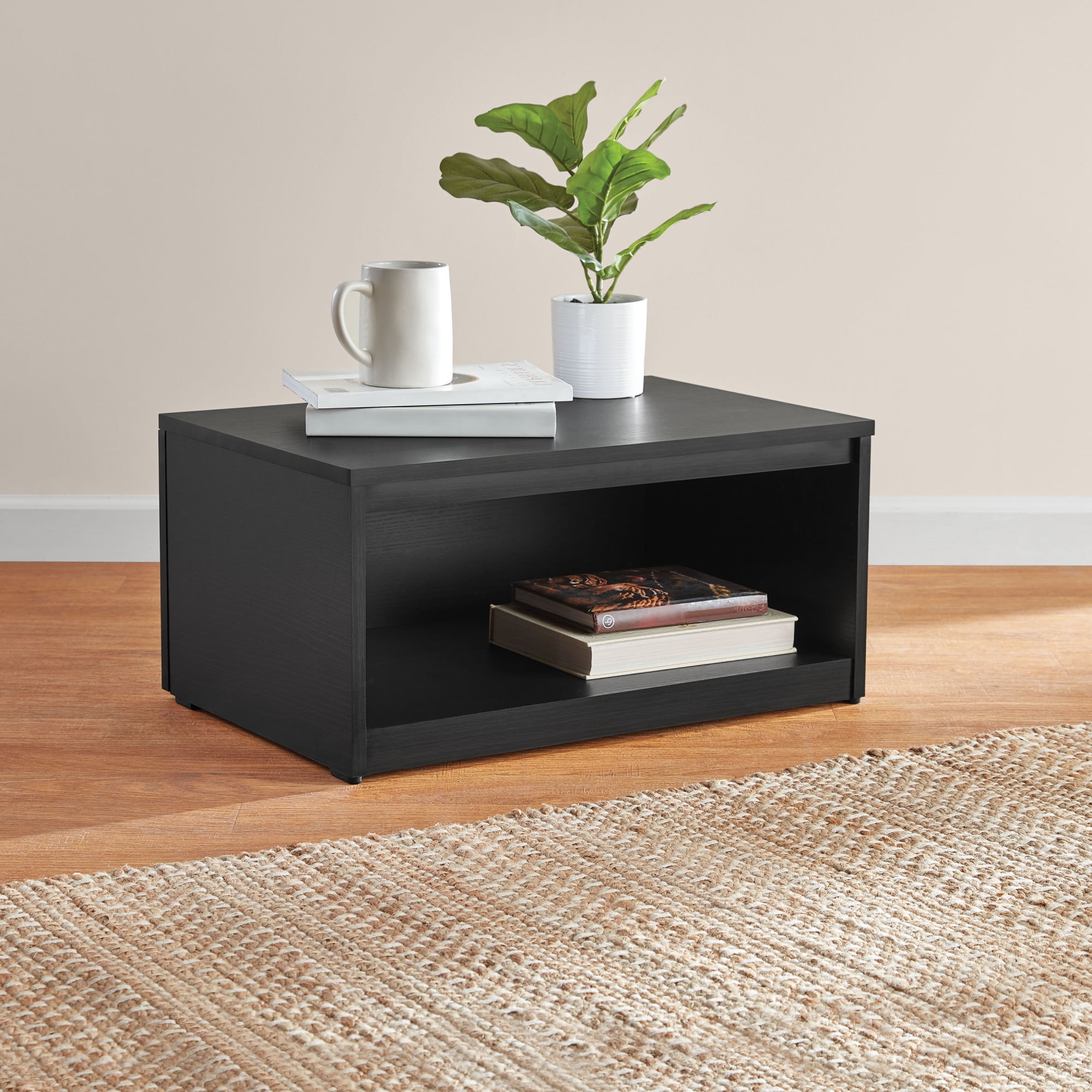 (3 pack) Mainstays Ardent Open Shelf Modular Storage System, Black