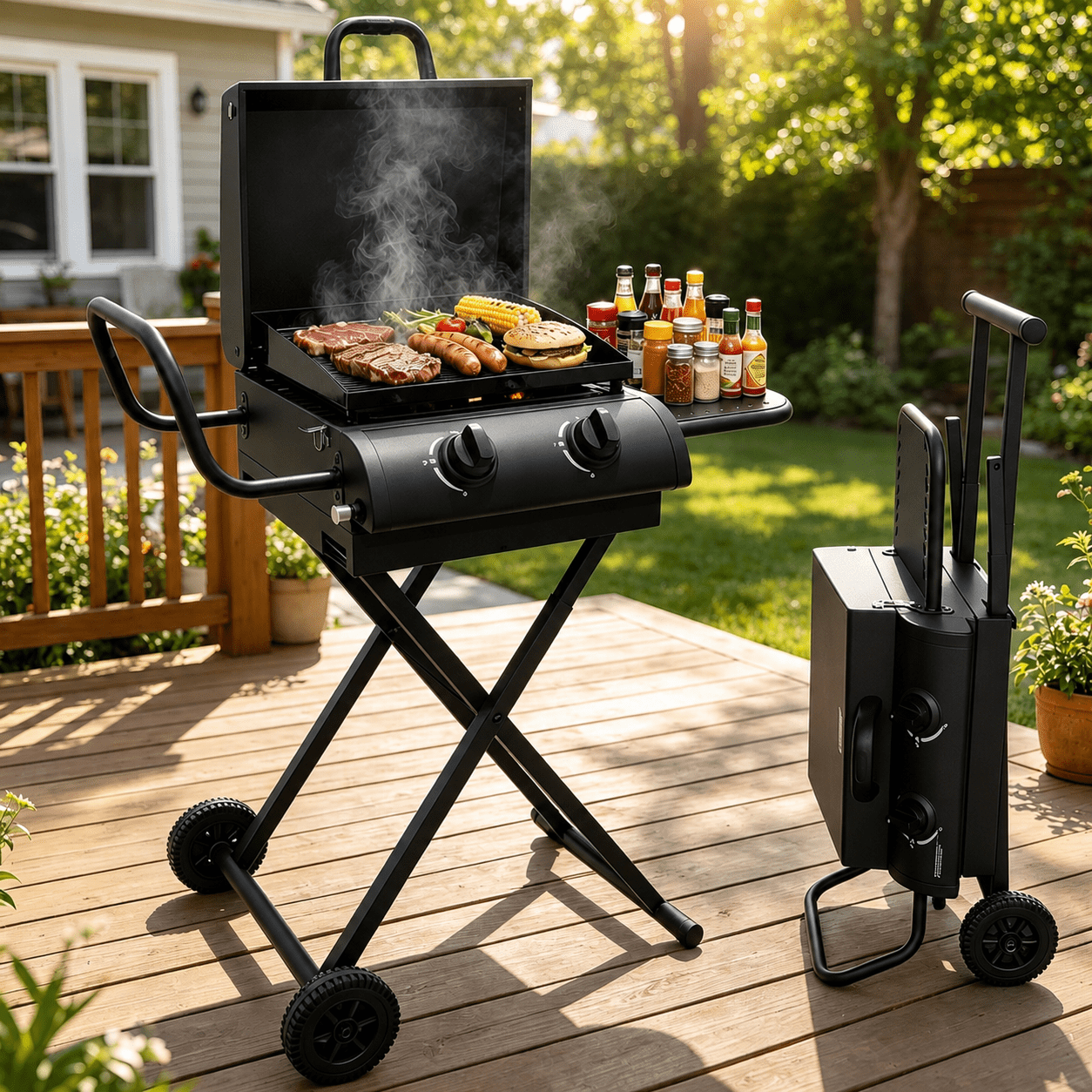 Uniflame Portable Gas Grill - Walmart.com
