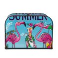 thumbnail image 2 of Daiia Beach Flamingo Trio Pattern 4 slice Toaster Cover, Toaster Appliance Dust-proof Cover For Kitchen Small Appliance Dust Cover and Fingerprint Protection, 2 of 7