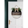 thumbnail image 3 of Front Door Porch Decorations Farmhouse Sweet Farmhouse Door Hanging Sign 11 inch Wooden Wall Sign, Rustic Holiday Wreath Decor for Front Door Porch Home Window Wall Farmhouse Decorations, 3 of 5