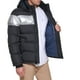 thumbnail image 2 of Chaqueta acolchada Tommy Hilfiger para hombre, negra y plateada, con rayas M, 2 of 4