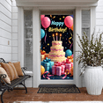thumbnail image 5 of LUUFILx Happy Birthday Party Backdrop Banner Cake Balloon Decoration Photography Props Background Celebration Supplies, 5 of 8