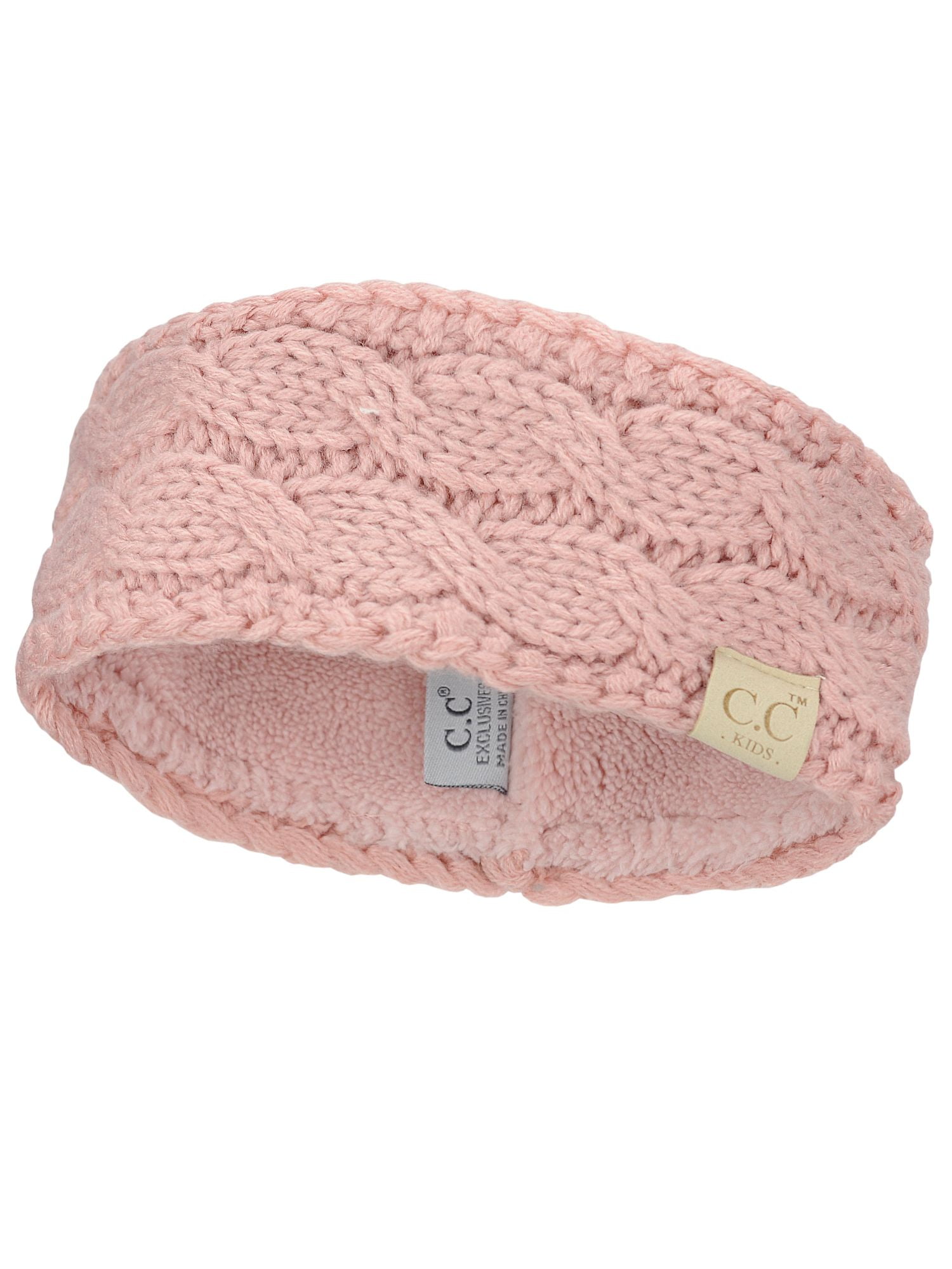 CC Cable Knit Speckled Winter Stretchy Headband C.C Children main image 2