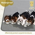 thumbnail image 3 of COOLSHIELDS WASHABLE PUPPY DOG PEE PAD, 48" X65" EXTRA LARGE WATERPROOF - GREY, 3 of 6