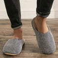 thumbnail image 3 of SUTENGDA Pantoufles d'Intérieur Légères et Chaudes en Peluche pour Hommes, 3 of 7