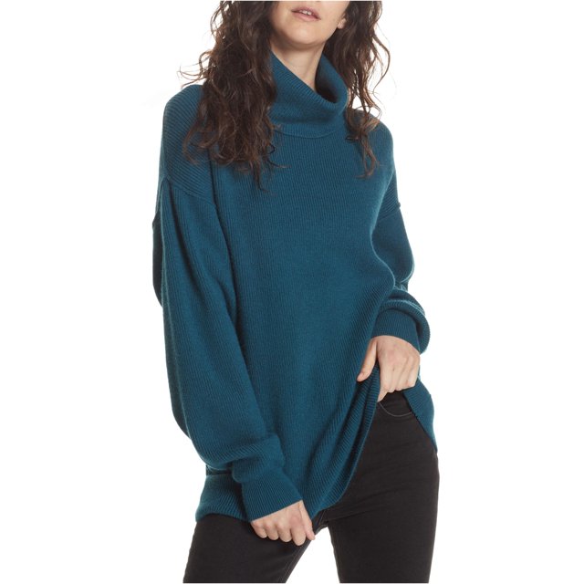 Suéter Free People de estructura suave para mujer azul mediano