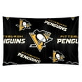 thumbnail image 3 of NHL Pittsburgh Penguins Bed in Bag Set, Queen Size, Team Colors, 100% Polyester, 5 Piece Set, 3 of 4
