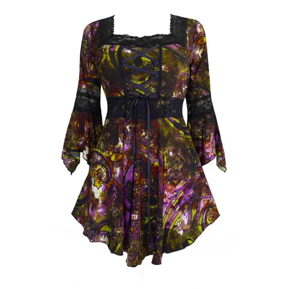 Dare To Wear Victorian Gothic Boho Renaissance Corset Top S - 5x