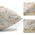 thumbnail image 5 of Fall Pillow Covers 18x18 Set of 2 Decorations Orange Pumpkin Throw Pillow Covers Decorative Thanksgiving Pillow Case Farmhouse Rustic Pillowcases Vintage Cozy Soft Autumn for Sofa Bed Home Decor, 5 of 6