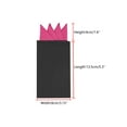 thumbnail image 3 of INSPIRE CHIC Men's Pocket Squares PreFolded Triangles On Card Suit Handkerchief Fuchsia One Size, 3 of 4
