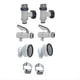 thumbnail image 1 of Adaptador de Manguera Tipo B, Válvula de Émbolo y Soporte para Manguera de Piscina para Accesorios de Piscinas Elevadas ., 1 of 5