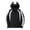 Black, variant on Unisex Color-Block Zip-Up Hooded Windbreaker – Water-Resistant & Breathable for Camping, Hiking & Travel