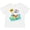 AA-White, variant on Surfing Santa Boys or Girls Toddler T-Shirt