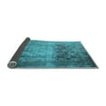 thumbnail image 2 of Ahgly Company Indoor Round Persian Light Blue Traditional Area Rugs, 5' Round, 2 of 4