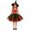 Orange, variant on Toddler Girls Halloween Tulle Dress Girls Mesh Overlay Dress With Pumpkin Appliques Party Dance Performance Dress Lightweight Fabric