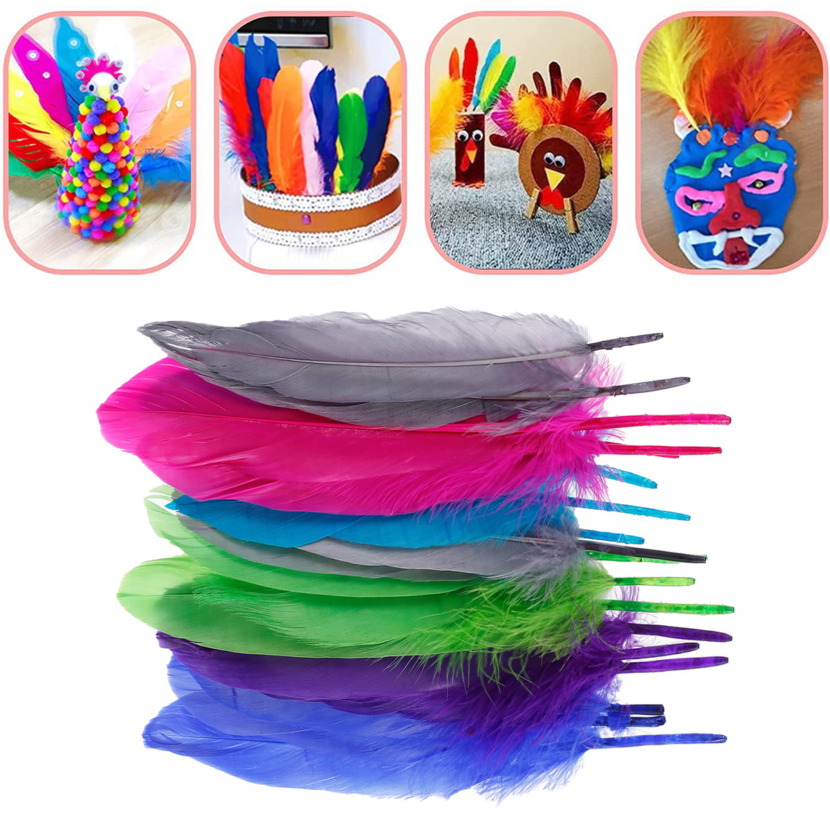 WATINC 1000Pcs DIY Art Craft Sets Supplies for Kids Toddlers Modern Kid  Crafting Supplies Kits Include Pipe Cleaners, Colour Felt, Glitter Pom  Poms, Feather, Buttons, Sequins – TopToy