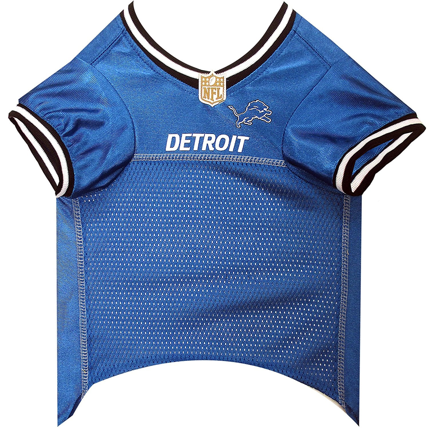 Pets First NFL Detroit LionsLicensed Mesh Jersey for Dogs and Cats - Extra Extra large
