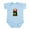 Sky Blue, variant on CafePress - Rose & Universe Infant Bodysuit - Baby Light Bodysuit, Size Newborn - 24 Months