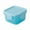 Blue, variant on YIKA Tupperware Container Mini Fresh Box With Lid Food Dispenser Box Thickened Thermal Box Transparent Storage Box Square Complementary Food Container Kitchen Storage Green