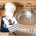 thumbnail image 5 of 4Pcs Nautical Kitchen Towel Navy Blue Waffle Dish Towels 18 x 26 Inch Summer Ocean Hand Drying Tea Towel for Cooking Baking Cleaning, 5 of 6