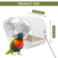 thumbnail image 4 of Comedero para Pájaros de Acrílico Transparente con Ventana, Ideal para Exteriores, con Ventosa Mejorada, Ideal para Observar en Gatos., 4 of 5