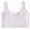 Purple, variant on Esaierr Kids Girls Sports Bras Solid Color Cotton Vest-Style Training Bras Development Period Bras Underwear for 10-13T