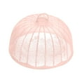 thumbnail image 4 of Funda de malla para fruta, duradera, suave, grande, resistente y con asa móvil, para picnic al aire libre. Rosa, 4 of 9