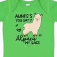 thumbnail image 4 of Inktastic Auntie's You Say Alpaca My Bags Boys or Girls Baby Bodysuit, 4 of 5