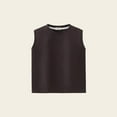 thumbnail image 2 of AherBiu Baby Toddler Girls Clothes Cotton Tshirt Crewneck Sleeveless Summer Tank Tops for Kids Comfy Tees, 2 of 4