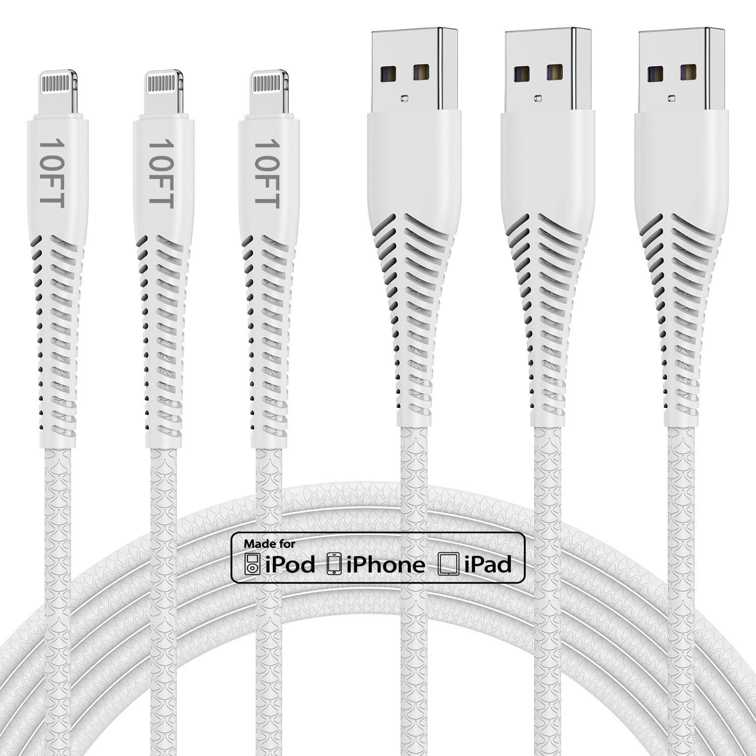 Or Lightning Cavo Ricarica Rapida USB-C Per IPhone 14/13/12/11 Pro/XS Max - Nylon Intrecciato, 20W PD, Trasferimento Dati Veloce Cavo Iphone - Foto 3