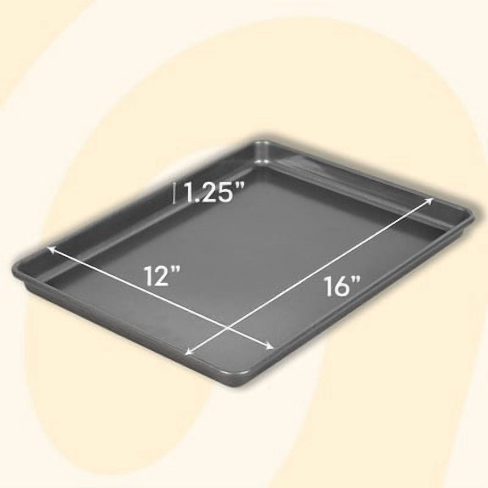 Wilton Ultra Bake Professional 12" x 16" Nonstick Large Baking Pan: Steel Jelly Roll Pan, Dishwasher-Safe Baking Sheet