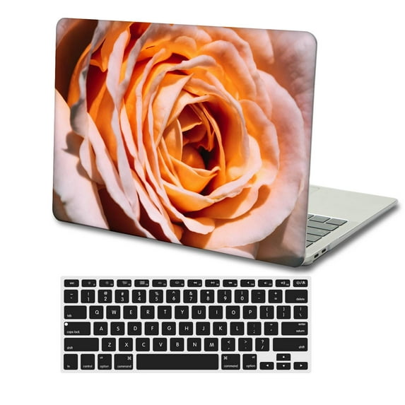 KSK KAISHEK Hard Case Shell Cover Only for MacBook Pro 16" 2023/2022/2021 A2780/A2485 + Black Keyboard Cover, Rose series 0579