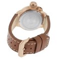 thumbnail image 3 of 12970 Women's Corduba Rose Gold Dial Crystal Accent Bezel Tan Leather Strap Watch, 3 of 4