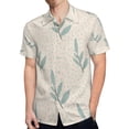 thumbnail image 4 of High Quality Hawaiian Shirts for Men Short Sleeve Aloha Beach Shirt Floral Summer Casual Button Down Shirts Blouses 2IE3UF, 4 of 7