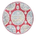 thumbnail image 3 of Unique Loom Paragon Collection Area Rug - Grayson (5' 5" Round Red/Ivory), 3 of 7