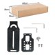 thumbnail image 4 of Riñonera con correa ajustable, impermeable, ligera, para deporte, gimnasio, entrenamiento, viajes, trabajo, desplazamientos, gris claro, 4 of 4