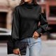 thumbnail image 4 of Pntutb Mujeres Casual Sólido Manga Larga Cuello Tortuga Suéteres tops Pntutb Pntutb-4767, 4 of 5