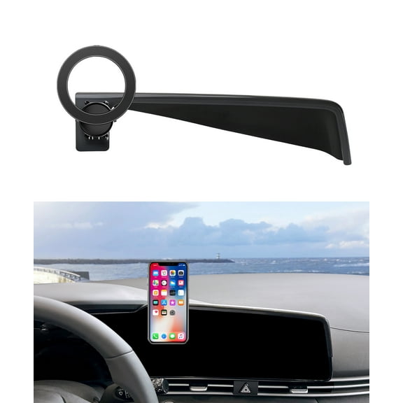 MaserWeller Car Phone Holder for 2021-2025 Hyundai Elantra Accessories 8 / 10.25-Inch Screen Fixed Clip, 360° Rotation Phone Mount Compatible with MagSafe, Cell Phone Holder Does Not Affect Air Vent