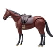 thumbnail image 1 of Estatuilla de animales en miniatura, estatuilla de caballo realista, decoración del hogar, diseño de mesa de arena de caballo simulado, decoración de , marrón Hugo Figura Caballo, 1 of 10