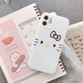 thumbnail image 1 of Fundas de teléfono con dibujos de Hello Kitty para iPhone, carcasa suave de silicona a la moda para modelos 13, 12, 11 Pro Max, XR, XS MAX, 8, X, 7, SE, 2022 Fivean unisex, 1 of 2