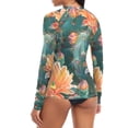thumbnail image 5 of joogoo Womens UPF 50+ Sun Shirts Cactus Flowers Long Sleeve UV Protection Rash Guard Tops M, 5 of 7