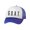 White/Royal, variant on G.O.A.T (Greatest Of All Time) Truckers Mesh snapback hat