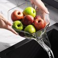 thumbnail image 1 of Space Saving Multifunctional Drain Basket Dish Basin Kitchen Rice Cleaning, 1 of 9