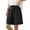 Black, variant on Women's Short Romper Lightweight Wide Leg Casual Shorts For With Relaxed Fit Elastic Waistband Pockets Summer, Size M