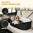 thumbnail image 4 of PawHut Dog Car Seat, Detachable Washable Pet Bed for Small Medium Pets, 4 of 10