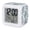 Cobalt, Blue, Off-White, variant on Blue Crab Coastal Digital Alarm Clock for Bedrooms, Smart LED Alarm Clock with 7 Color Changing Night Light, Summer Beach Coral Conch Shell Silent Wake Up Clocks for Sleep Study Cooking 3.2"x3.2"