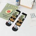 thumbnail image 7 of Rocae Pineapple With Black Glasses for Premium Adult Socks,Comfortable, Breathable, and Durable Socks, Perfect for Everyday Wear, 7 of 7