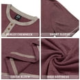 thumbnail image 6 of GENTS BLISS Henley Men Shirts Short Sleeve T shirts for Men Crew Neck Color Block Men Shirts, 6 of 7