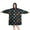 Black Colorful Dinosaurs-1, variant on Wearable Oversized Blanket,Black Colorful Dinosaurs Silhouette Pattern Wearable Blanket Hoodie for Adults,Cozy Hooded Blankets with Super Pockets,Super Warm Fuzzy Pullover for Women & Men