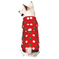 thumbnail image 1 of Balery White and Green Polka Dot Sudadera con Capucha para Perros Pequeños – Ropa para Mascotas, Disfraz para Perros y Gatos, Ideal para Fiestas y Cosplay-X-Small, 1 of 7
